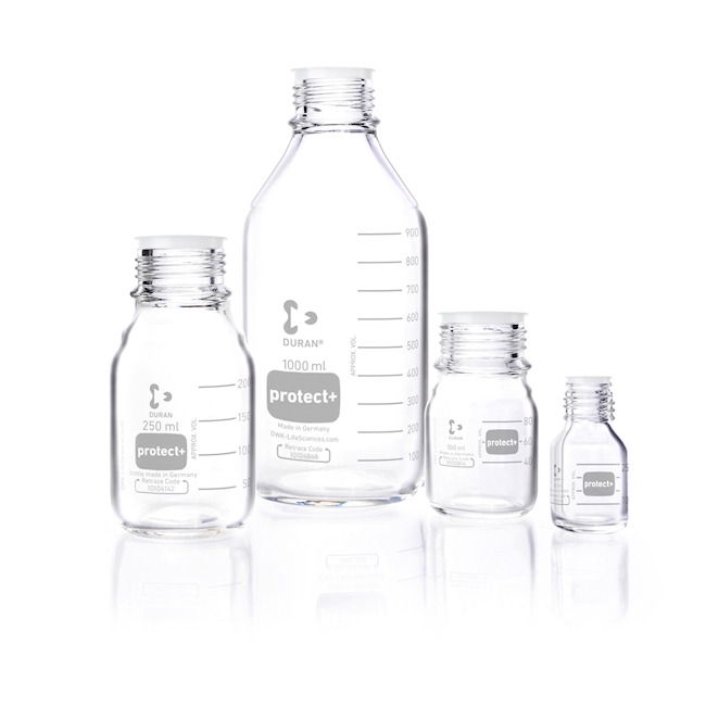 DURAN Protect+ laboratory bottle GL45, 3500 ml